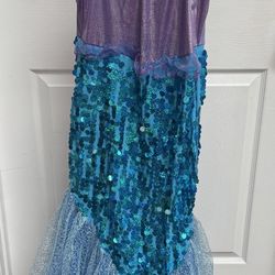 Childs Mermaid Dress Costume Large 10-12 Just $5 xox