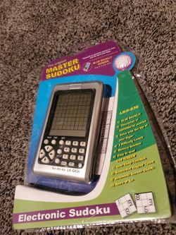 Master Sudoku Electronic Game