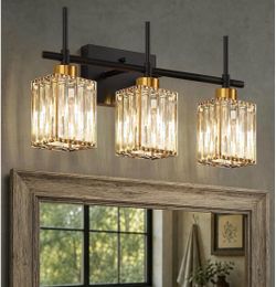 ✨🔥 LUXURY Crystal Gold Bathroom Vanity Light - NEW! Only $75! Hurry!