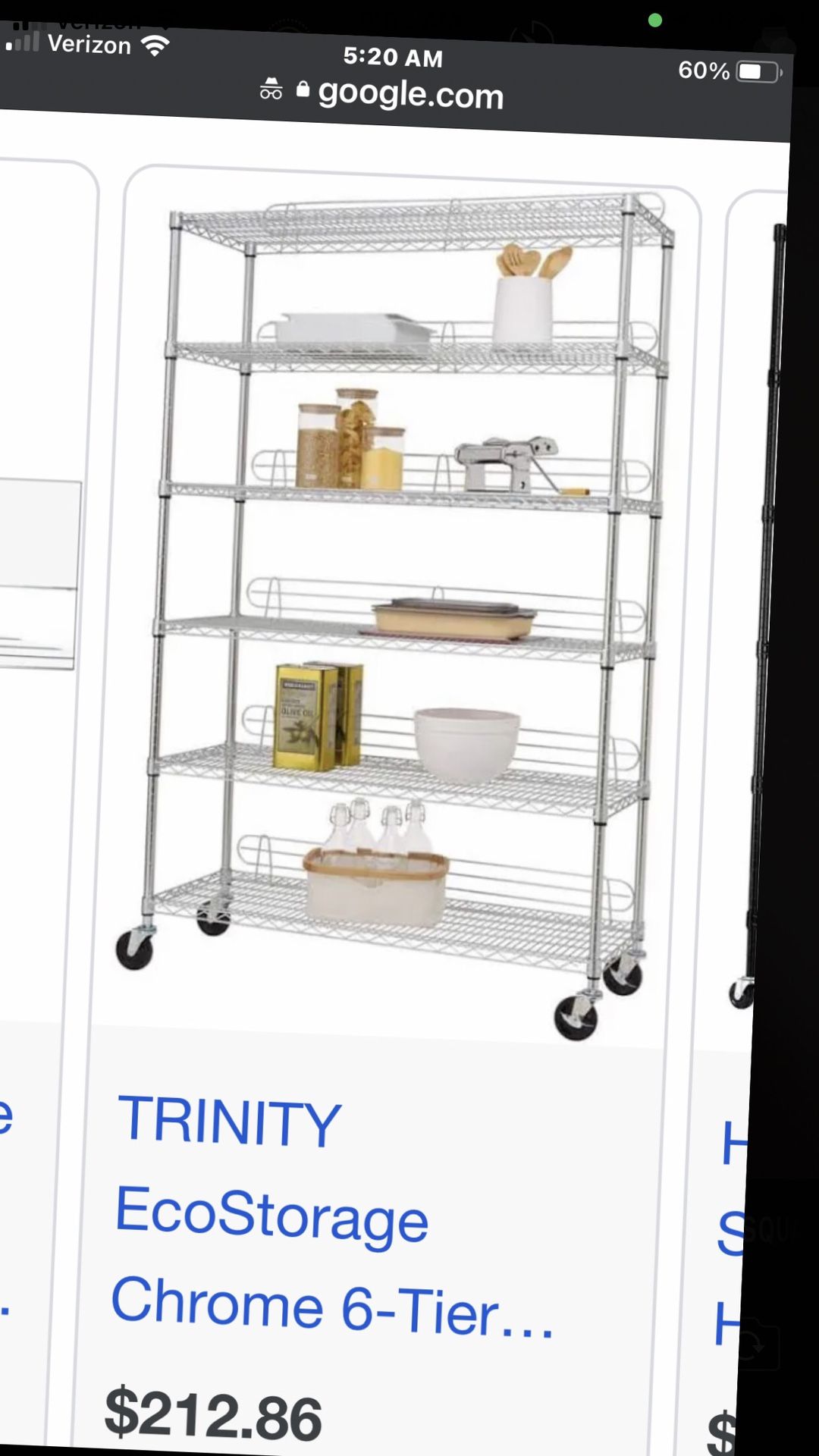 Rolling New Six Tier Heavy Duty Rack