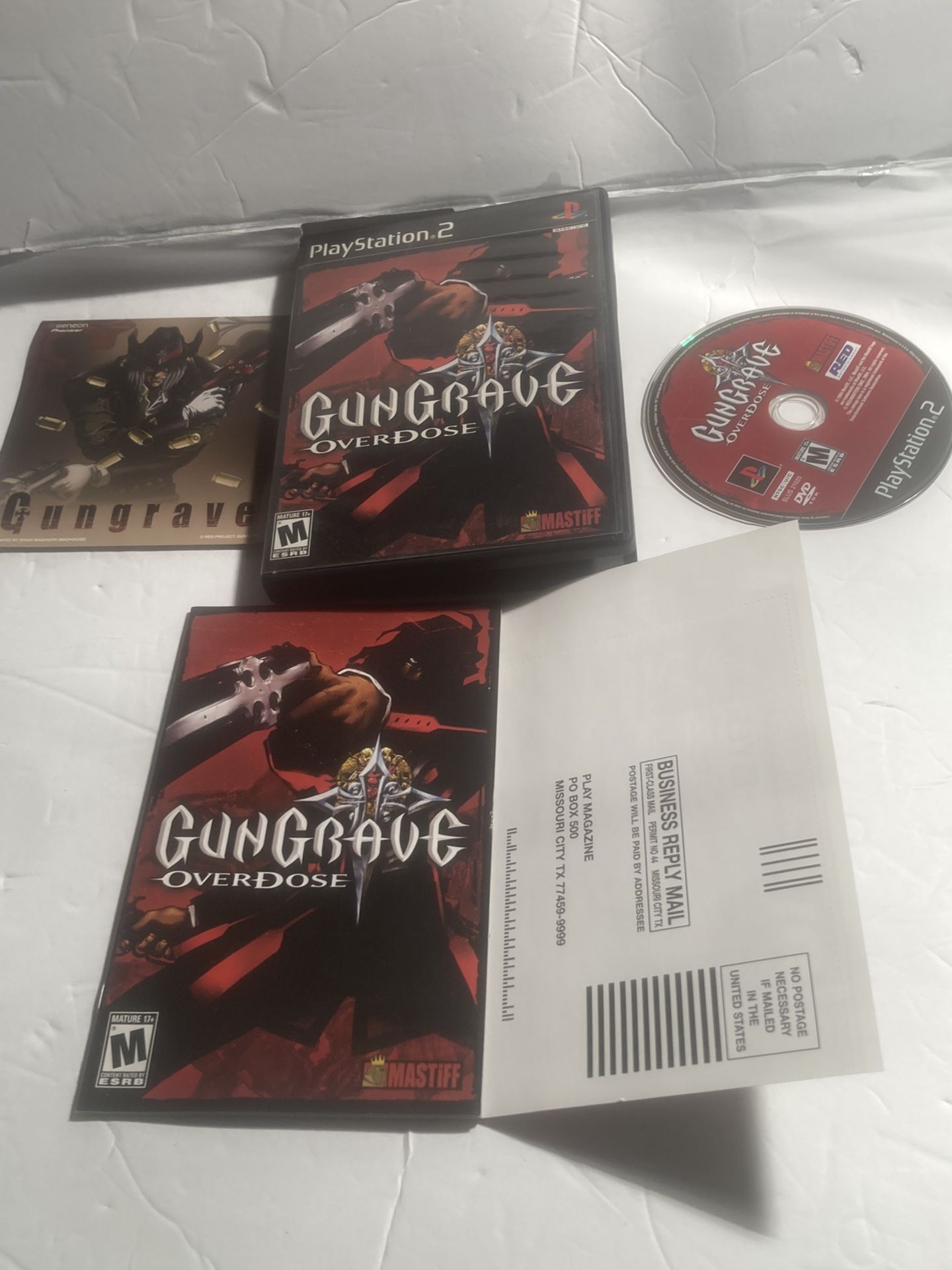 Gun Grave Overdose (Sony PlayStation 2, 2004) PS2 CIB
