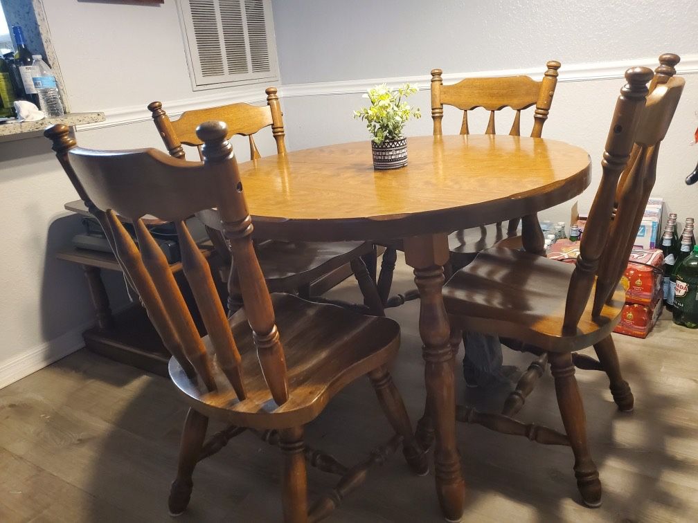 Wooden Dining Room Set