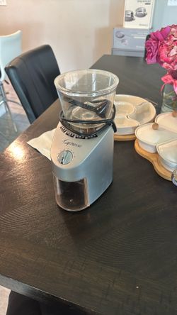 Capresso Infinity Conical Stainless Finish Burr Grinder