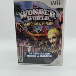 Wonderworld Amusement Park (Nintendo Wii) Tested & Complete In Box