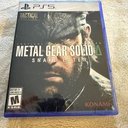 Metal Gear Solid Delta Ps5 Brand New
