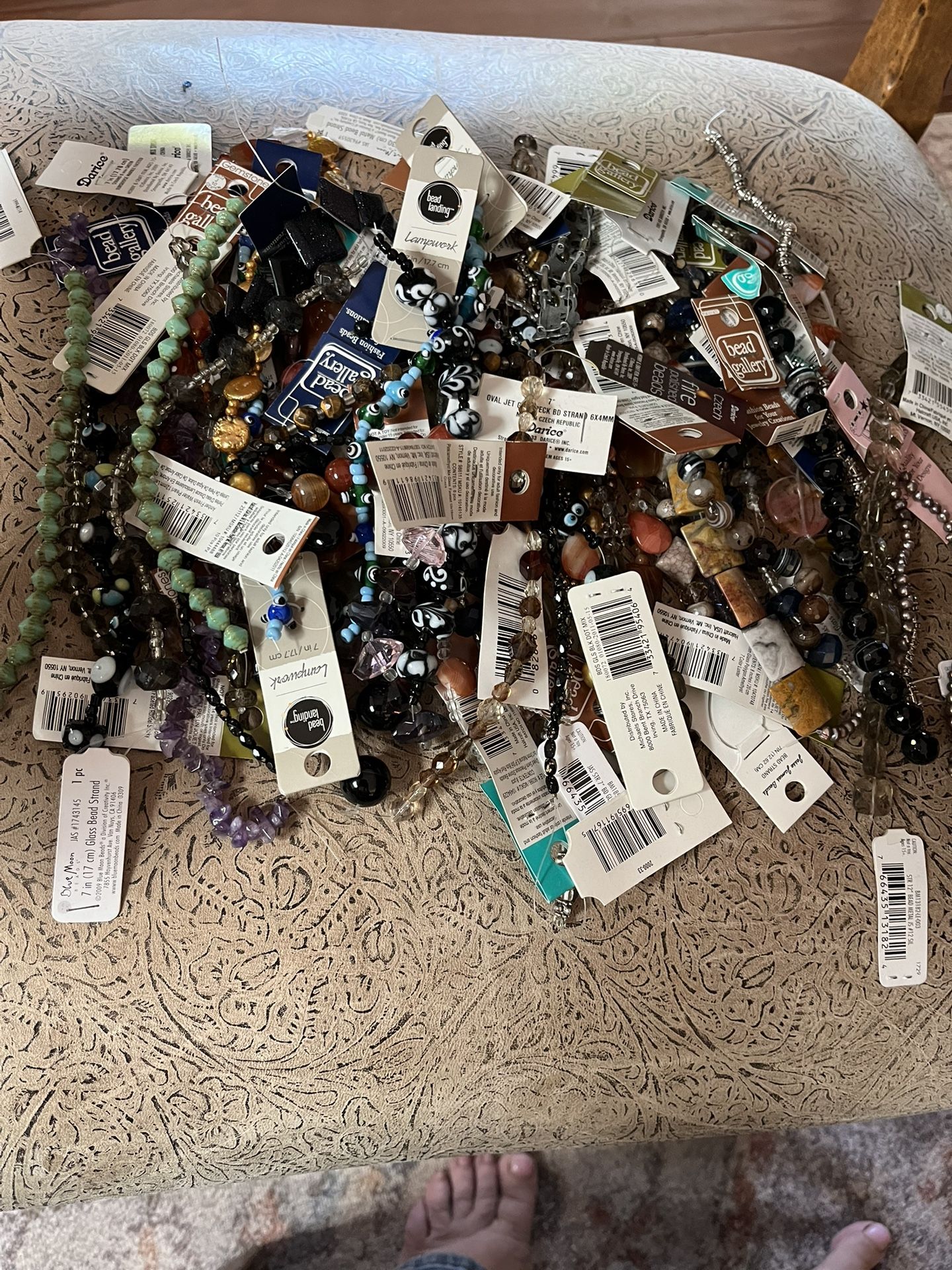 Lot Of 50+ Stands Of Beads
