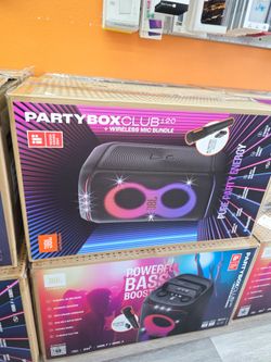 Jbl party box speaker club 120 with wireless 🎤 bundle