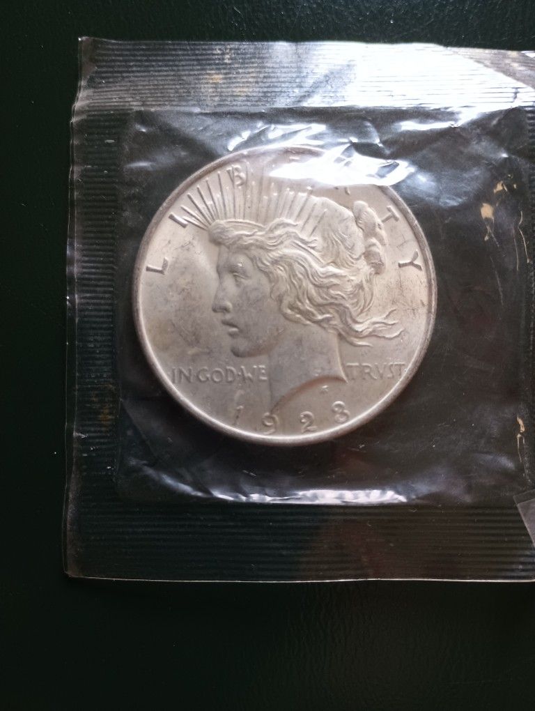 1923 Peace Dollar Littleton Coin Company Uncirculated 60 Grade