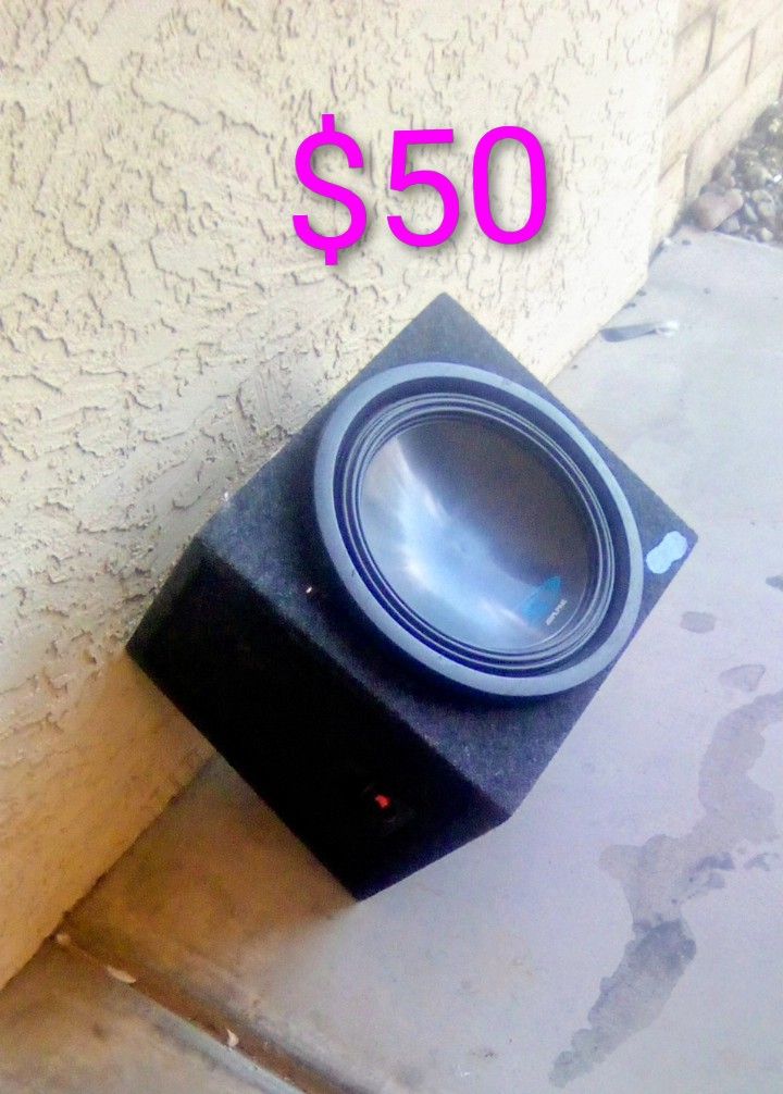 12"Type S Sub In Box