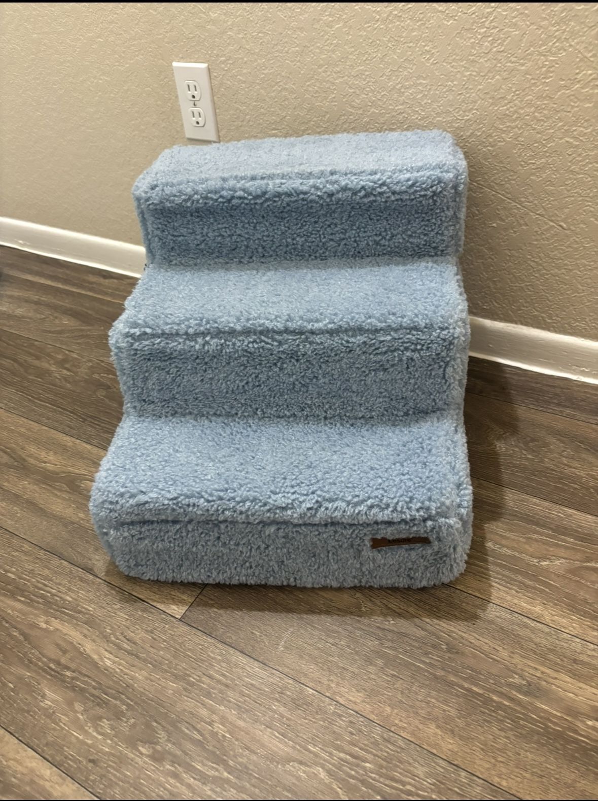 Lesure Dog Stairs for Small Dogs - Pet Stairs for Beds and Couch, Folding Pet Steps with CertiPUR-US Certified Foam for Cat and Doggy, Non-Slip Bottom