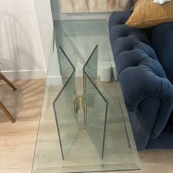 Decorative Glass Side Table 