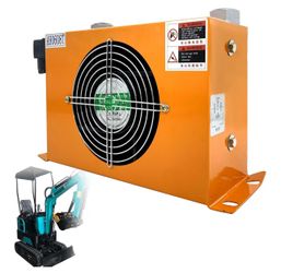 Hydraulic Air Cooler AH0608T-CA Air-Cooled Oil Radiator DC 12V 48W 60L/min