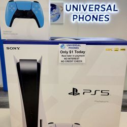 SONY PLAYSTATION PS5 DISC VERSION NEW IN BOX $1 DOWN TODAY REST IN PAYMENTS.NO CREDIT CHECK 