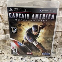 Captain America Super Soldier PS3 PlayStation 3 - Complete CIB