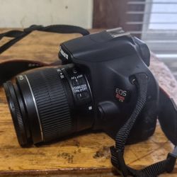 Canon EOS Rebel T5 With Lens And Battery 