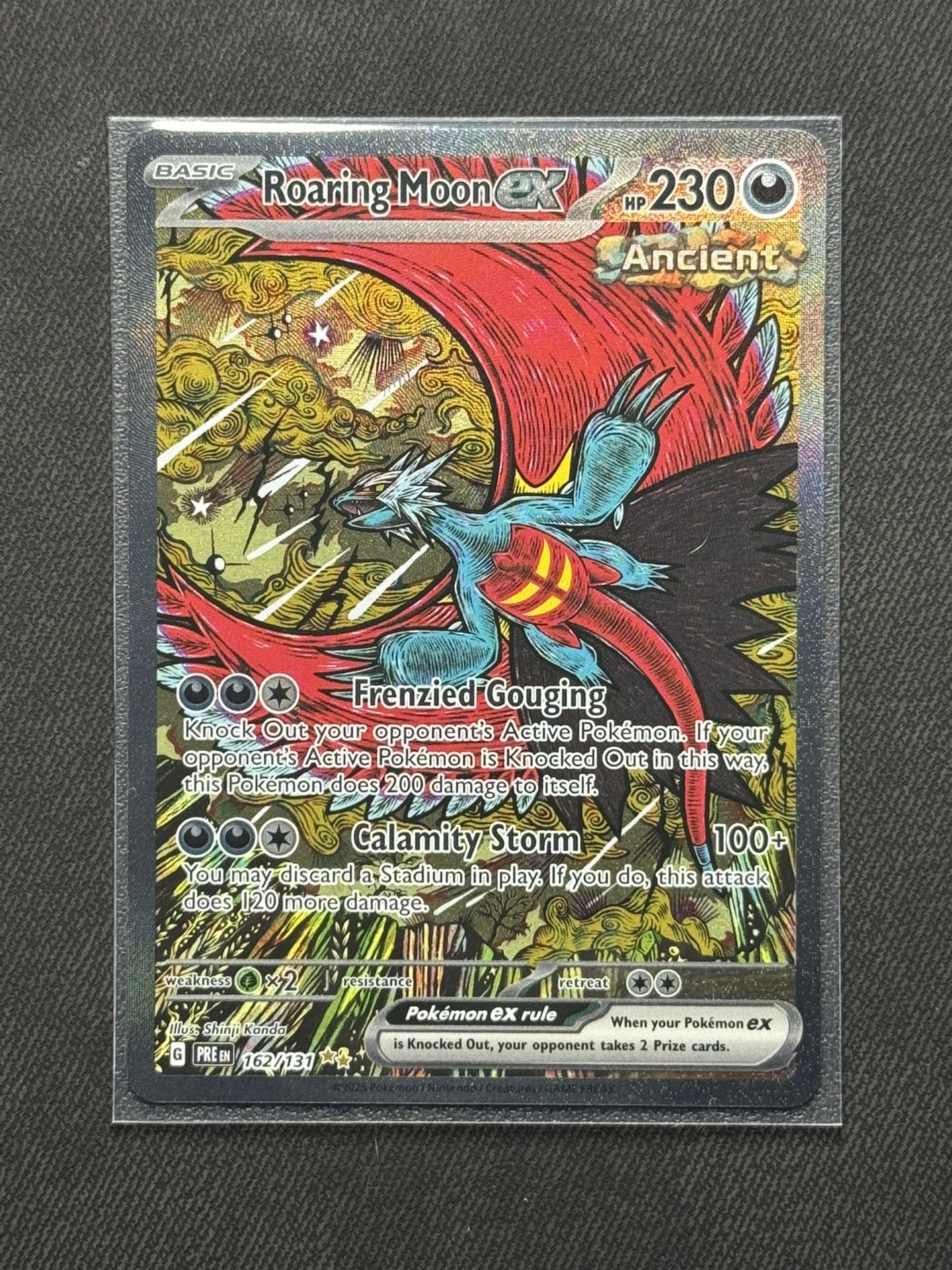 Pokemon Prismatic Evolution Roaring Moon ex