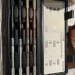 BILITOOLS 8 Piece Master Wheel Hanger Alignment Pin Set, Carbon Steel Wheel Stud Pilot Pins for Lug Bolt Vehicles, M12x1.25, M12x1.5, M14x1.25, M14x1.