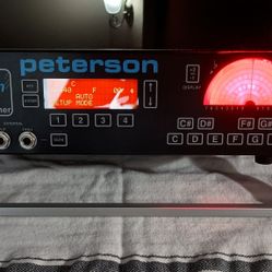 Peterson Autostrobe 490-ST Strobe Stretch Tuner W/Case