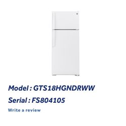 GE® 17.5 CU. FT. TOP-FREEZER REFRIGERATOR