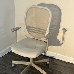Office Chair with Armrests (Beige Color)