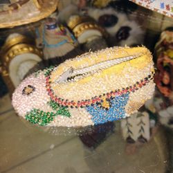 Vintage Beaded American Indian Shoe Purse
