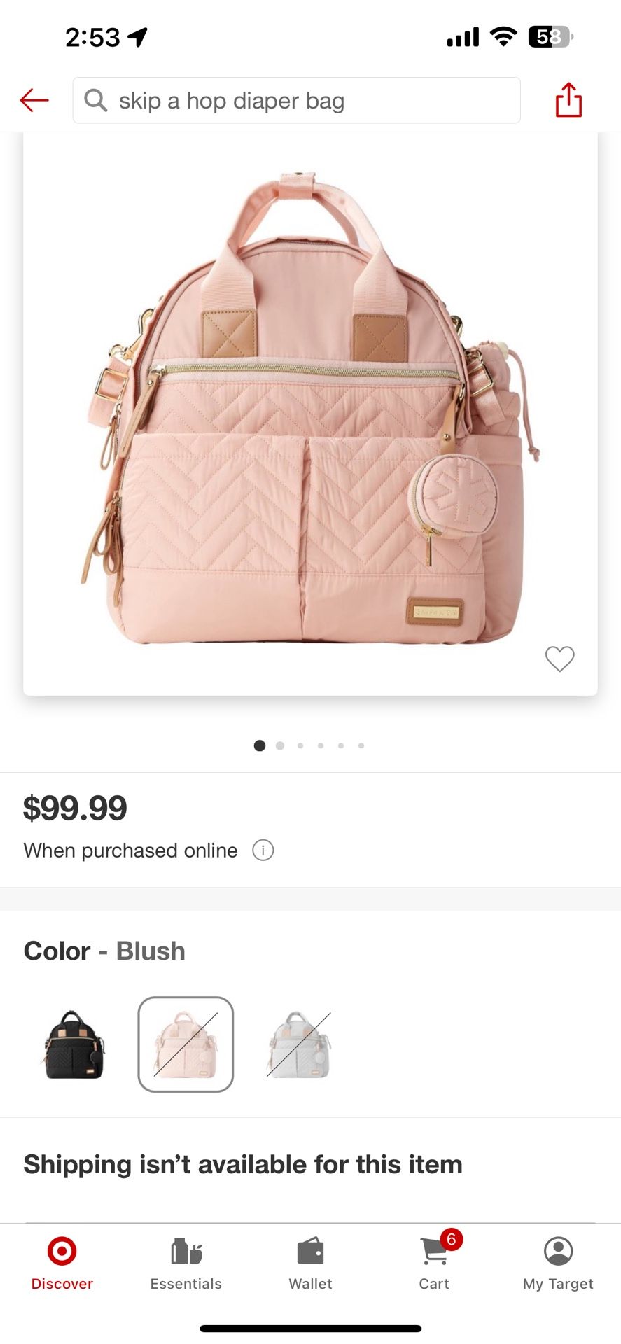 Skip A Hop Diaper Bag