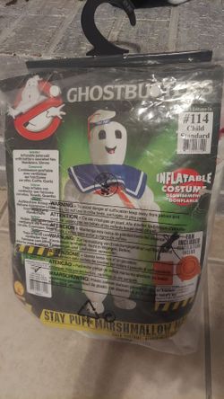 Kid's Halloween Costume marshmallow Age 5-7
