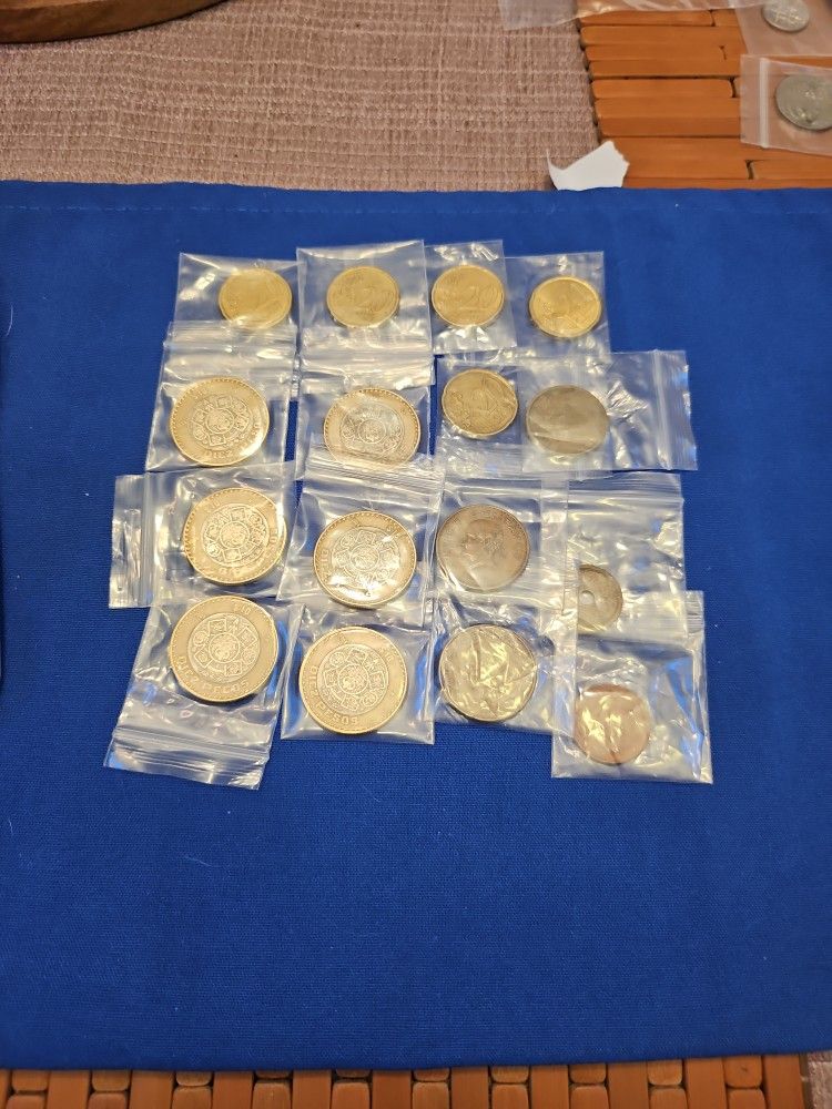 Euro Cents, Pesos and More