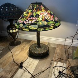 Heavy Hand Made Stained Glass Vintage