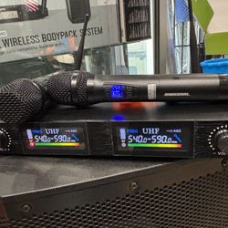 2 Wireless Microphone System 