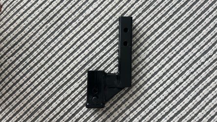 Receiver Hitch Adapter (2 in. Shank 4 in. Drop 7,500 lbs.)