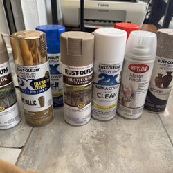 8 Cans Of Rustoleum Spray Paint Make An Offer
