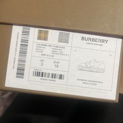 Toddler Burberry sneakers