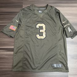 Nike Seattle Seahawks Russell Wilson #3 NFL Salute to Service Jersey Men’s XL