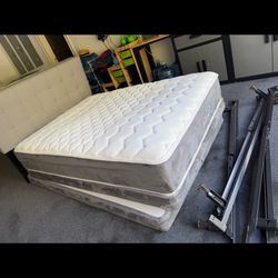 Mattress, Box Spring, Head Board, Bed Frame 