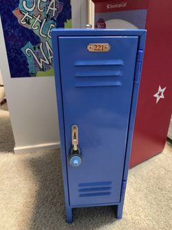 American Girl locker and accessories