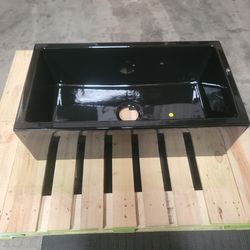 ALFI Brand AB3318HS 33" Reversible Fireclay Farmhouse Sink - White - Open Box / Like New