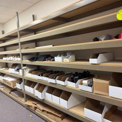 2 Heavy Duty 120” Tall, 96” Wide, 18” Deep Steel Storage Racks Garage Shelving 