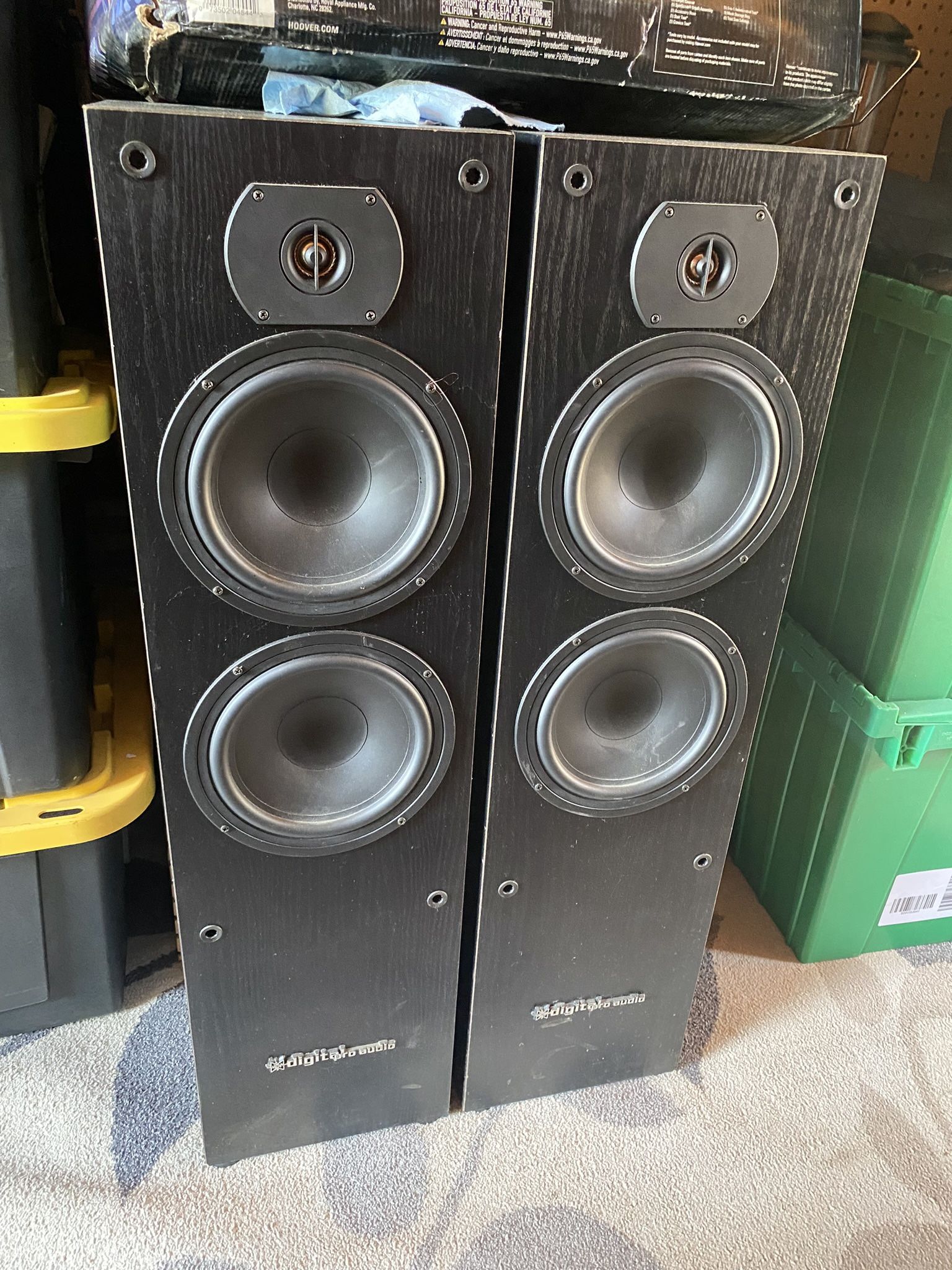 Set Of 2 Digital Pro Audio Speaker