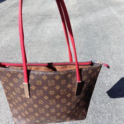 Off Brand Red Bottom Purse