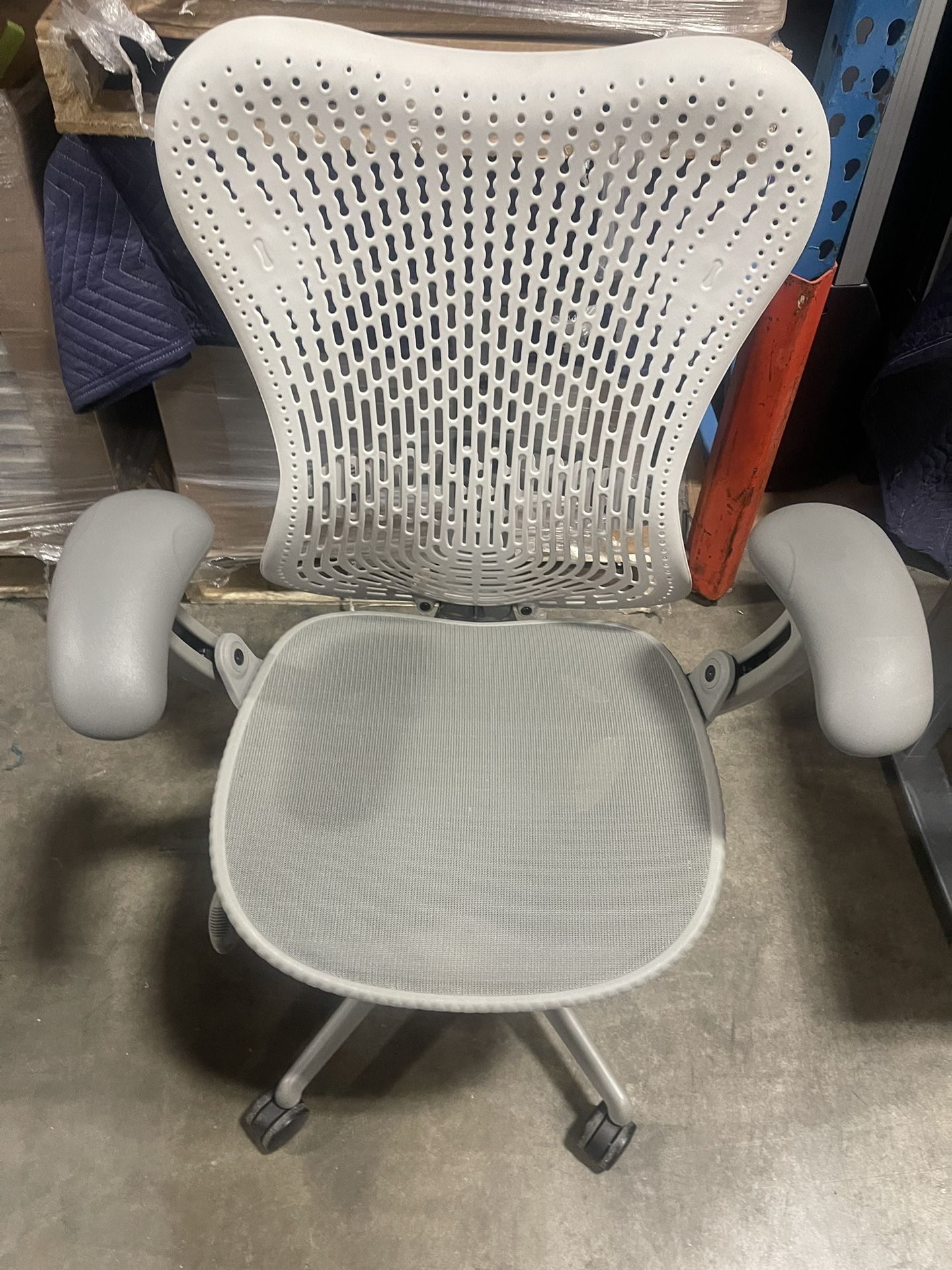 Herman Miller Mirra 1! We Also Have Standing Desks, Monitor Arm Mounts, Monitors, And More Available! We Also Have Other Chairs Available!