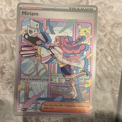 Miriam Trainer Card 2 Gold Star Rarity 