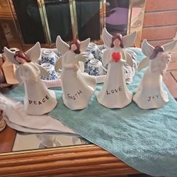 Ceramic Angel Figurines