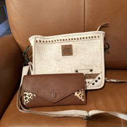 STS Ranchwear Small Shoulder Bag And Wallet 