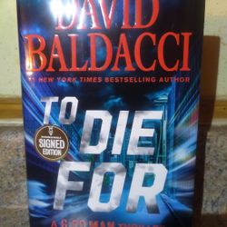 David Baldacci Signed Book