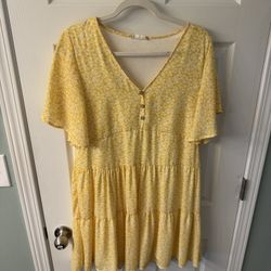 Altar’d State Yellow Floral Sundress