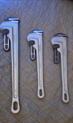 RIDGID Aluminum Pipe Wrench Set of 3