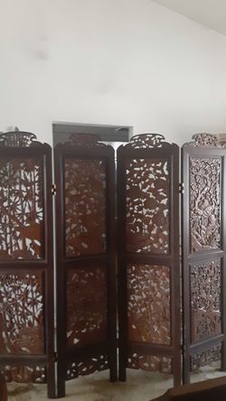 Exquisite Teak Room Divider