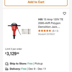 Hilti Jack Hammer
