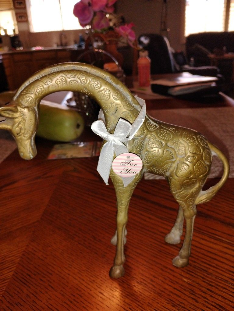 Brass Giraffe